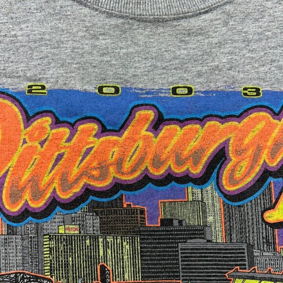Vintage Pittsburgher 100 Graphic Tee Mens 2XL XXL Dirt Track Racing Pittsburgh - Picture 5 of 10